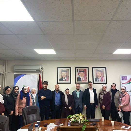 Nuotrauka iš Dvynių projekto susitikimo Jordanijoje