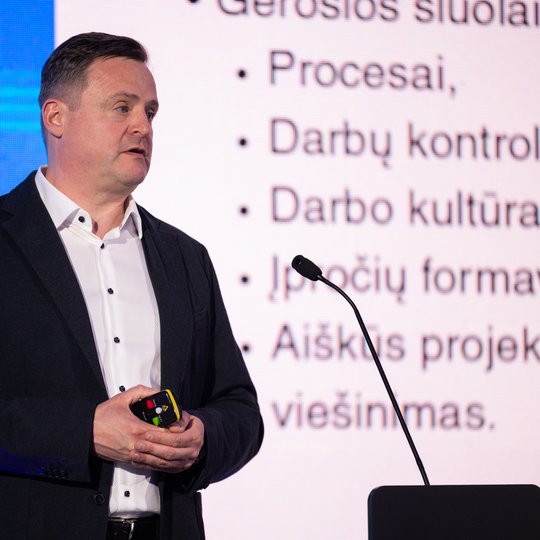 Laurynas Truncė – Projekto „Valstybės informacinių išteklių integravimas į duomenų ežerą“ vadovas
