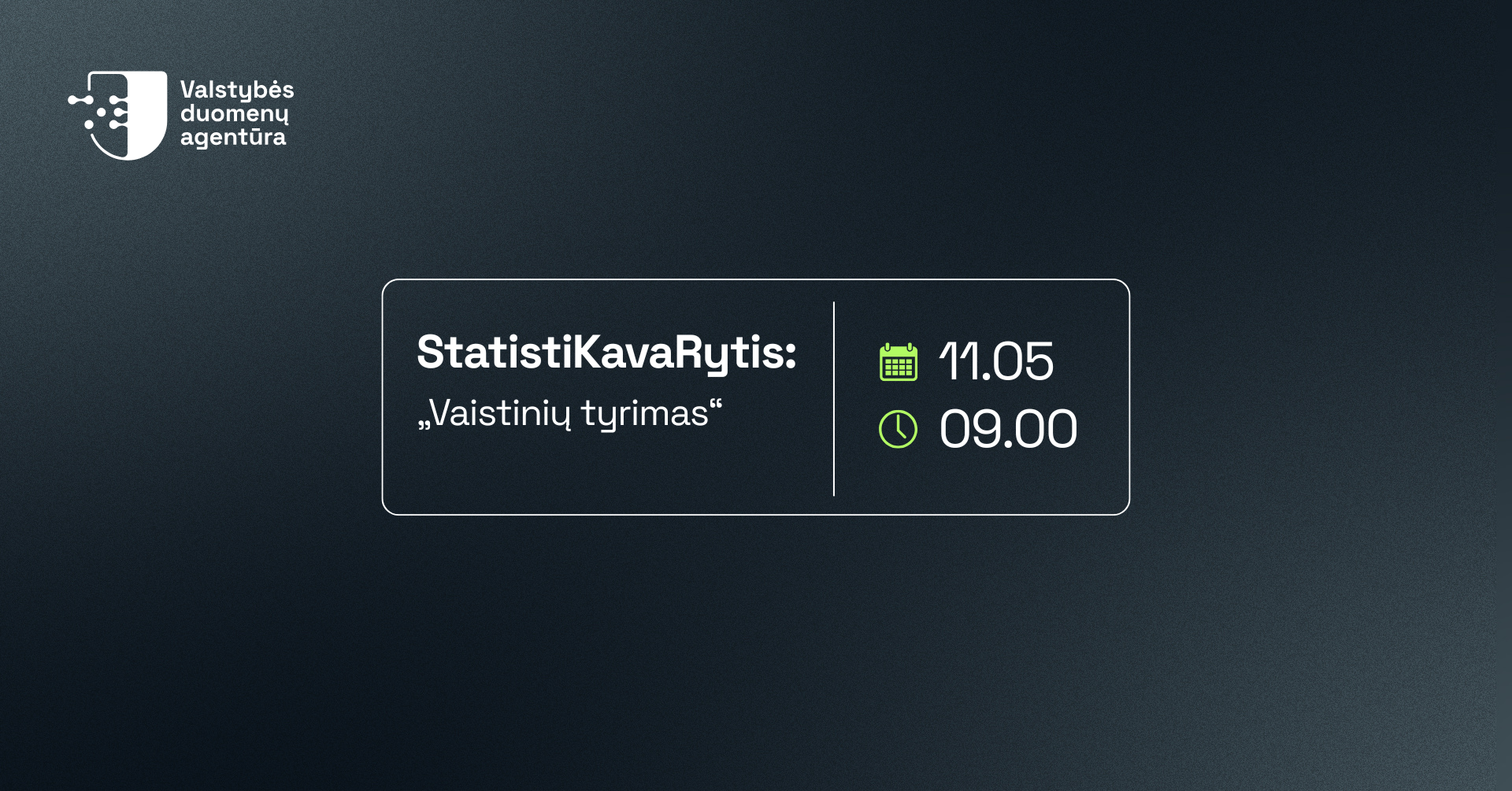 Statistikavaryčui vizualas